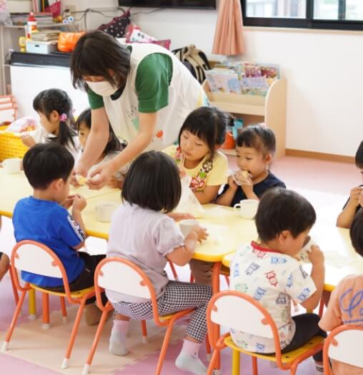 園で過ごす子供の1日